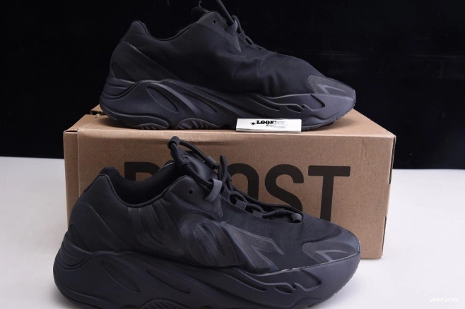 MNVN Triple Adidas 700 Black Yeezy FV4440 Boost 1212